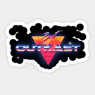 Outkast Retro Crome Art Sticker